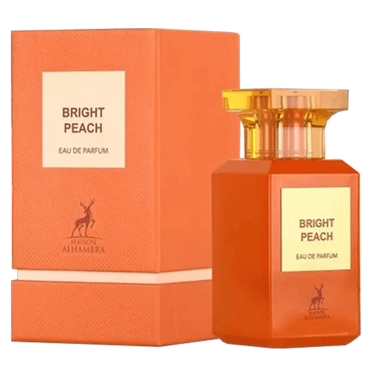 Bright Peach by Alhambra 80ml EDP - Perfume NZ is the leading wholesale distributor of brand name perfumes and fragrances in New Zealand.