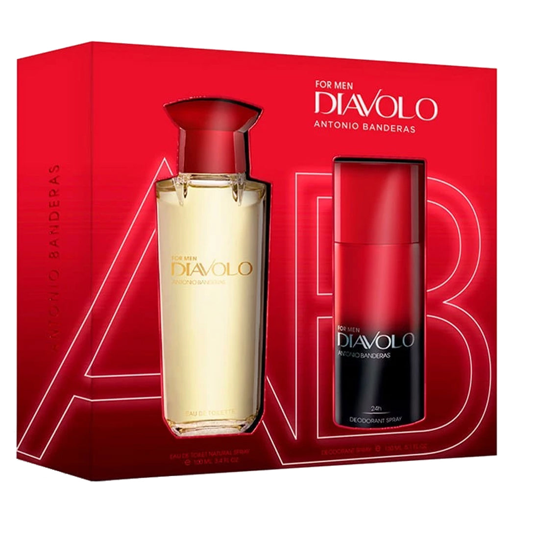 Diavolo by Antonio Banderas 100ml EDT 2 Piece Gift Set - Perfume NZ is the leading wholesale distributor of brand name perfumes and fragrances in New Zealand.