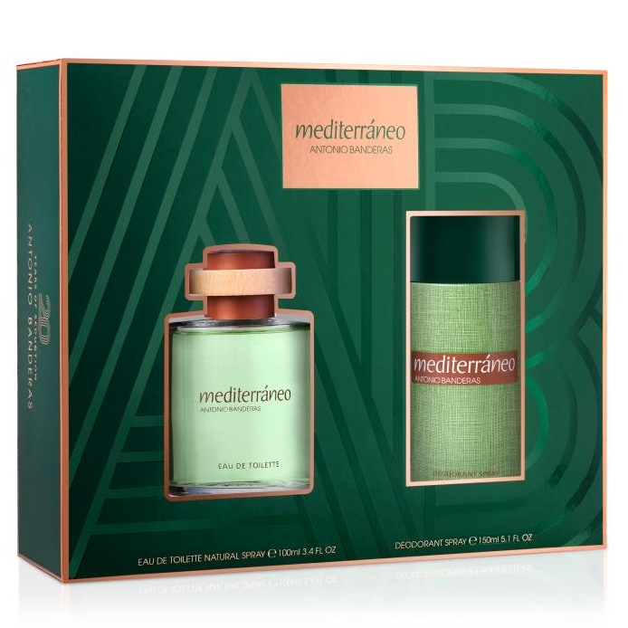 Mediterraneo by Antonio Banderas 100ml EDT 2 Piece Gift Set - Perfume NZ is the leading wholesale distributor of brand name perfumes and fragrances in New Zealand.