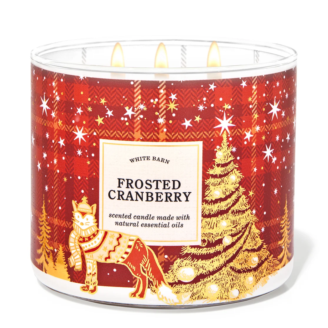 Frosted Cranberry by Bath &amp; Body Works 3-Wick Scented Candle - Perfume NZ is the leading wholesale distributor of brand name perfumes and fragrances in New Zealand.