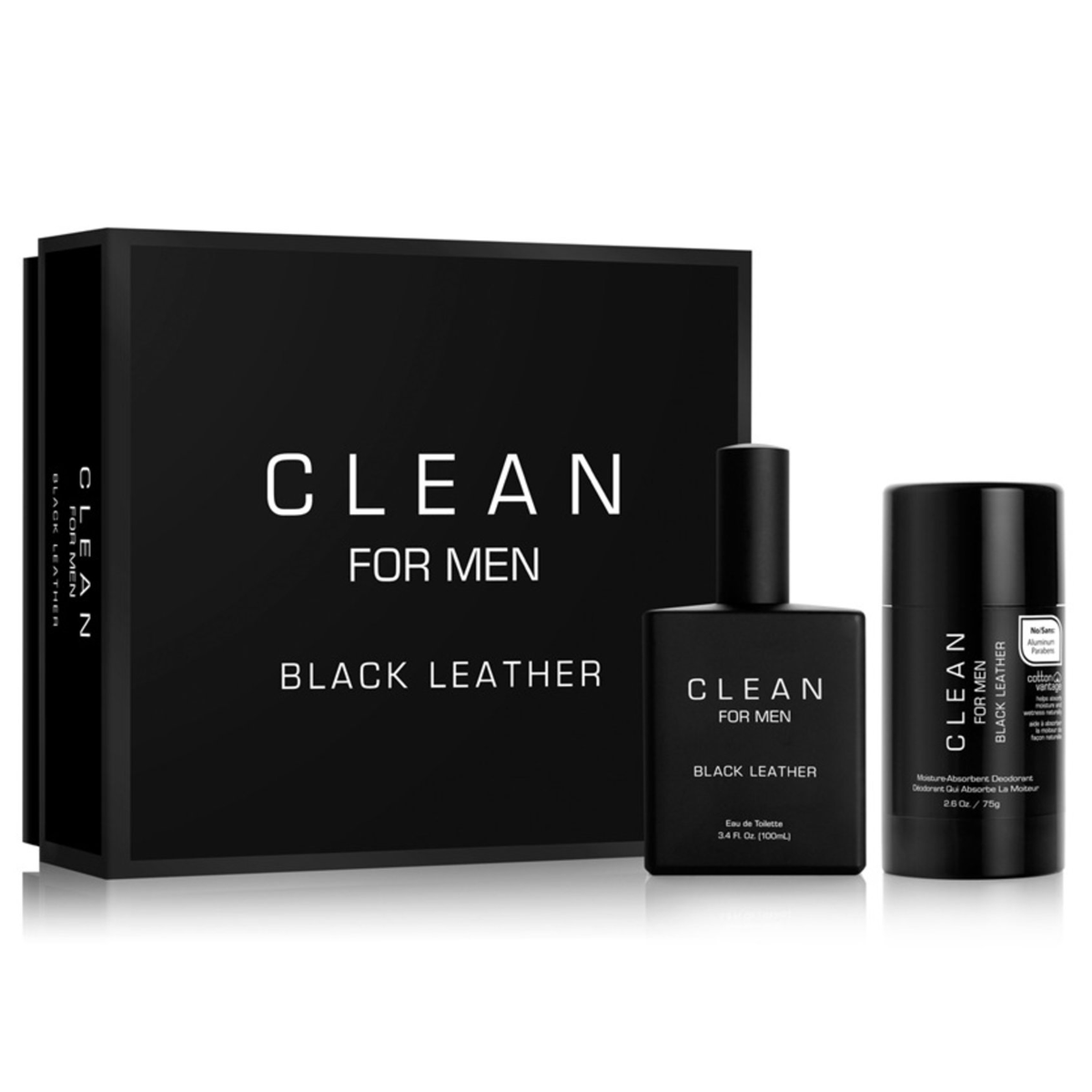 Black Leather by Clean 100ml EDT 2 Piece Gift Set - Perfume NZ is the leading wholesale distributor of brand name perfumes and fragrances in New Zealand.