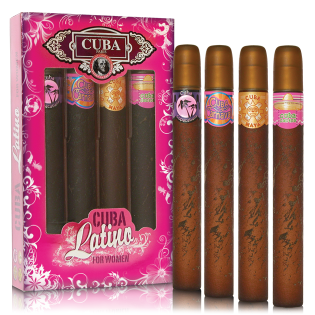 Cuba Latina 4-Piece Collection Gift Set for Women - Perfume NZ is the leading wholesale distributor of brand name perfumes and fragrances in New Zealand.