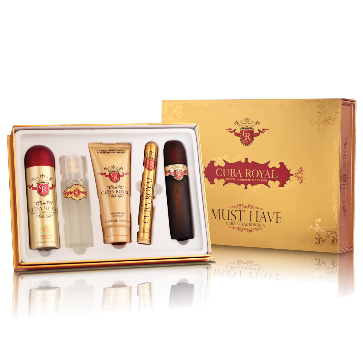 Cuba Royal by Fragluxe 100ml EDT 5 Piece Gift Set - Perfume NZ is the leading wholesale distributor of brand name perfumes and fragrances in New Zealand.