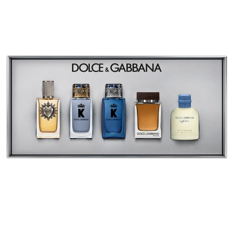 Dolce &amp; Gabbana Fragrance Collection 5 Piece Gift Set for Men - Perfume NZ is the leading wholesale distributor of brand name perfumes and fragrances in New Zealand.