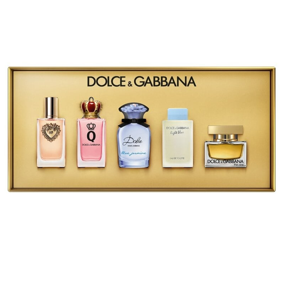 Dolce &amp; Gabbana Perfume Collection 5 Piece Gift Set for Women - Perfume NZ is the leading wholesale distributor of brand name perfumes and fragrances in New Zealand.