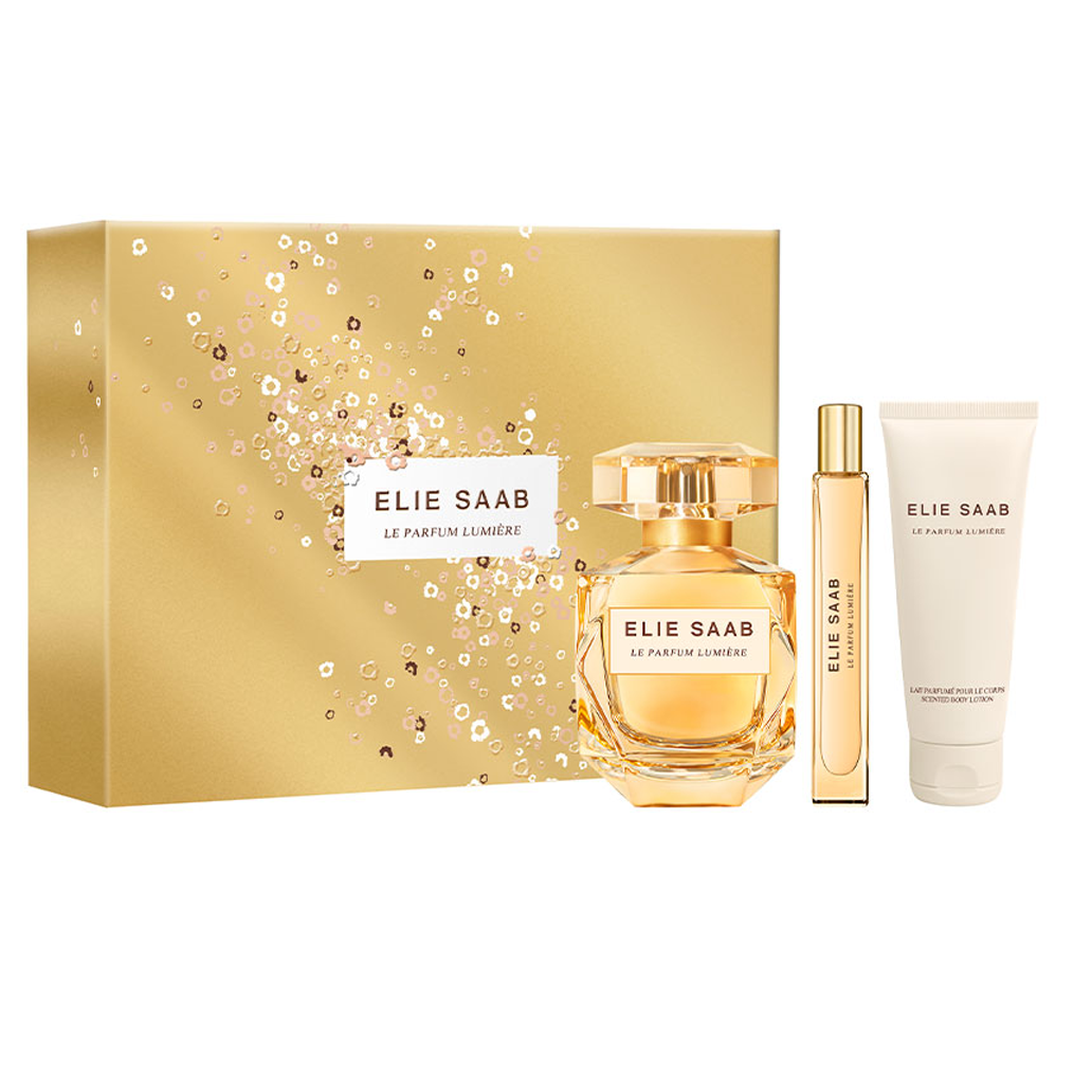 Elie Saab Le Parfum Lumiere 90ml EDP 3 Piece Gift Set - Perfume NZ is the leading wholesale distributor of brand name perfumes and fragrances in New Zealand.