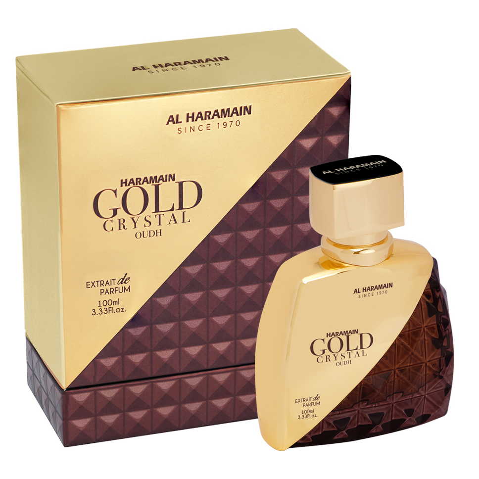 Gold Crystal Oudh by Al Haramain 100ml EDP - Perfume NZ is the leading wholesale distributor of brand name perfumes and fragrances in New Zealand.