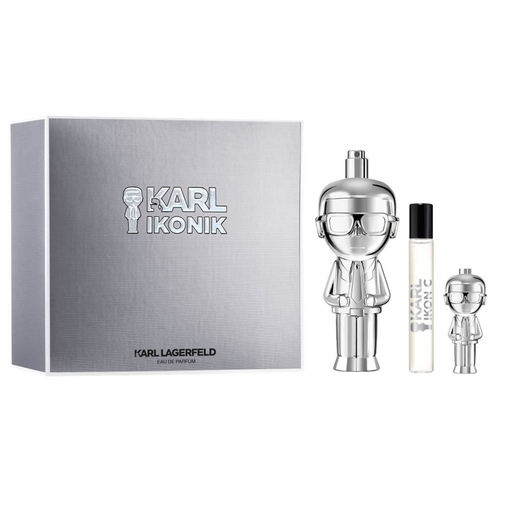 Ikonik by Karl Lagerfeld 100ml EDP 3pc Gift Set for Men - Perfume NZ is the leading wholesale distributor of brand name perfumes and fragrances in New Zealand.