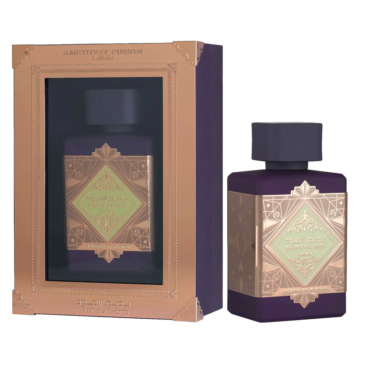 Badee Al Oud Amethyst Fusion by Lattafa 100ml EDP - Perfume NZ is the leading wholesale distributor of brand name perfumes and fragrances in New Zealand.