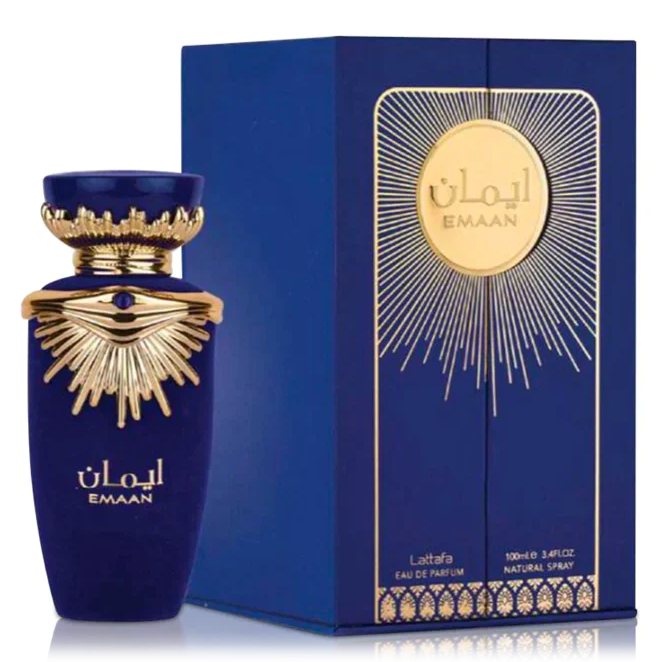 Emaan by Lattafa 100ml EDP - Perfume NZ is the leading wholesale distributor of brand name perfumes and fragrances in New Zealand.