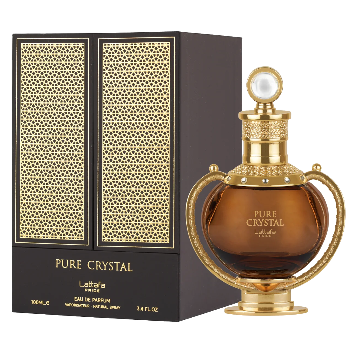 Pure Crystal by Lattafa 100ml EDP - Perfume NZ is the leading wholesale distributor of brand name perfumes and fragrances in New Zealand.