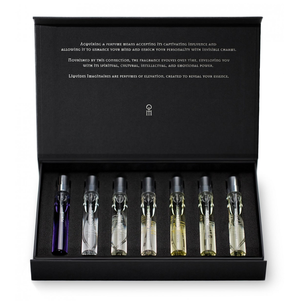 Liquides Imaginaires Seven Charms Collection 7 Piece Gift Set - Perfume NZ is the leading wholesale distributor of brand name perfumes and fragrances in New Zealand.