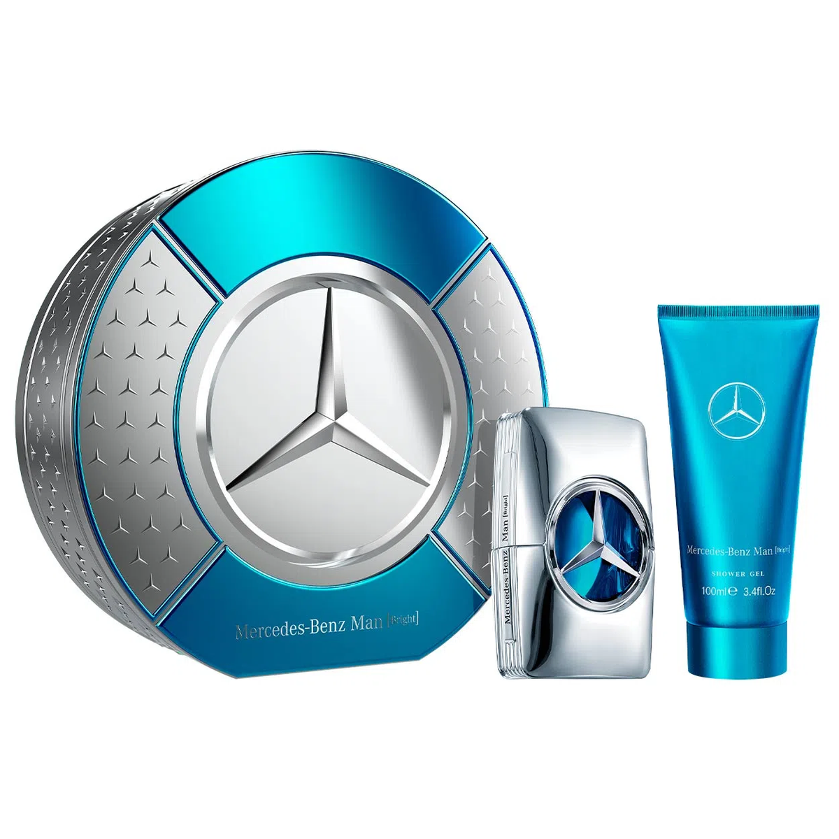 Mercedes Benz Man Bright 100ml EDP 2 Piece Gift Set - Perfume NZ is the leading wholesale distributor of brand name perfumes and fragrances in New Zealand.