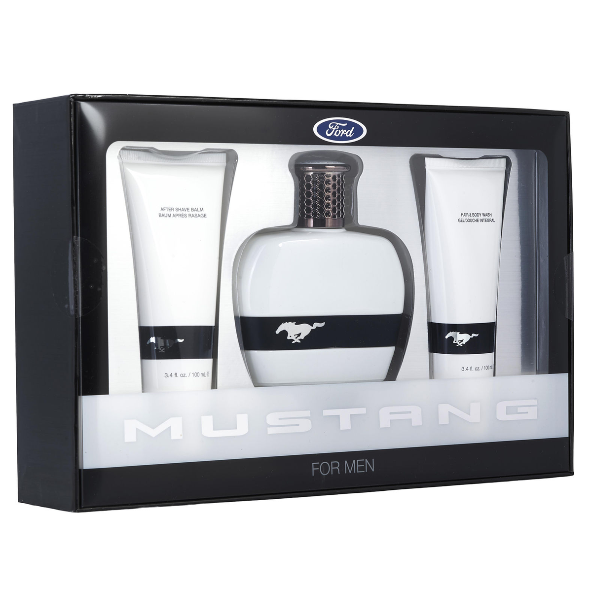 Mustang White by Ford 100ml EDT 3 Piece Gift Set - Perfume NZ is the leading wholesale distributor of brand name perfumes and fragrances in New Zealand.