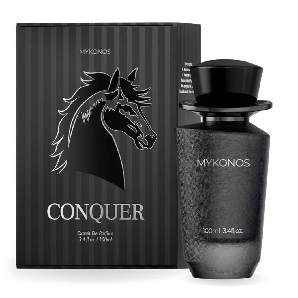 Conquer by Mykonos 100ml Extrait De Parfum - Perfume NZ is the leading wholesale distributor of brand name perfumes and fragrances in New Zealand.