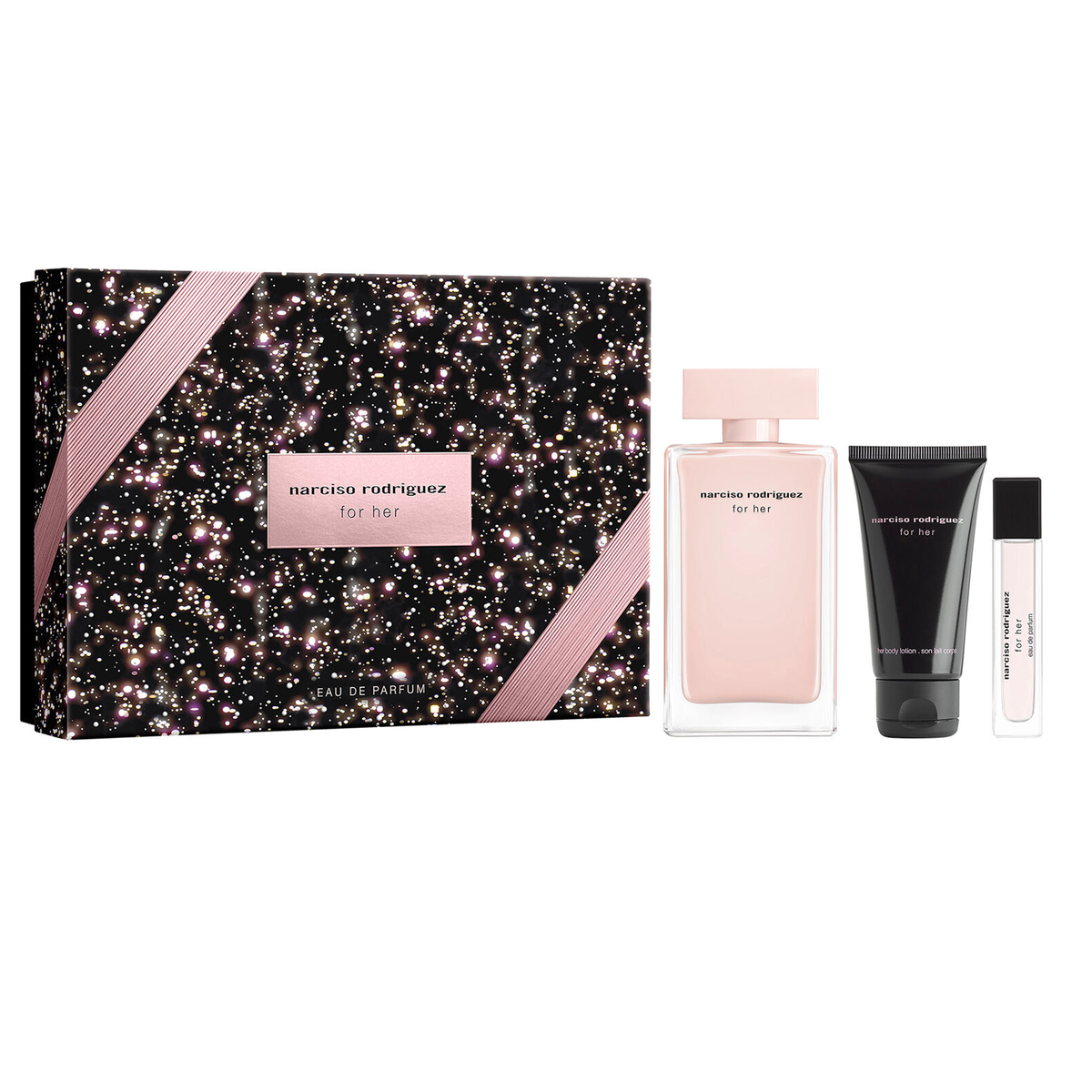 Narciso Rodriguez For Her 100ml EDP 3 Piece Gift Set - Perfume NZ is the leading wholesale distributor of brand name perfumes and fragrances in New Zealand.