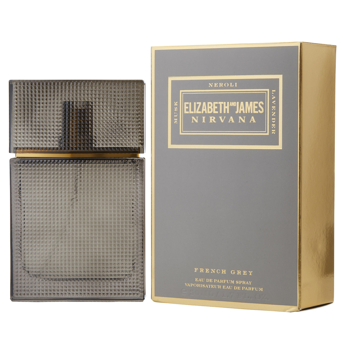 Nirvana French Grey by Elizabeth &amp; James 50ml EDP - Perfume NZ is the leading wholesale distributor of brand name perfumes and fragrances in New Zealand.