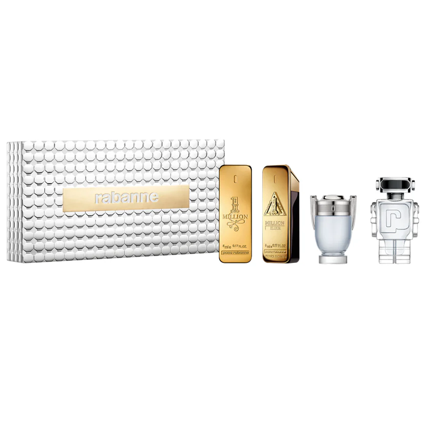 Paco Rabanne Collection 4 Piece Gift Set for Men - Perfume NZ is the leading wholesale distributor of brand name perfumes and fragrances in New Zealand.