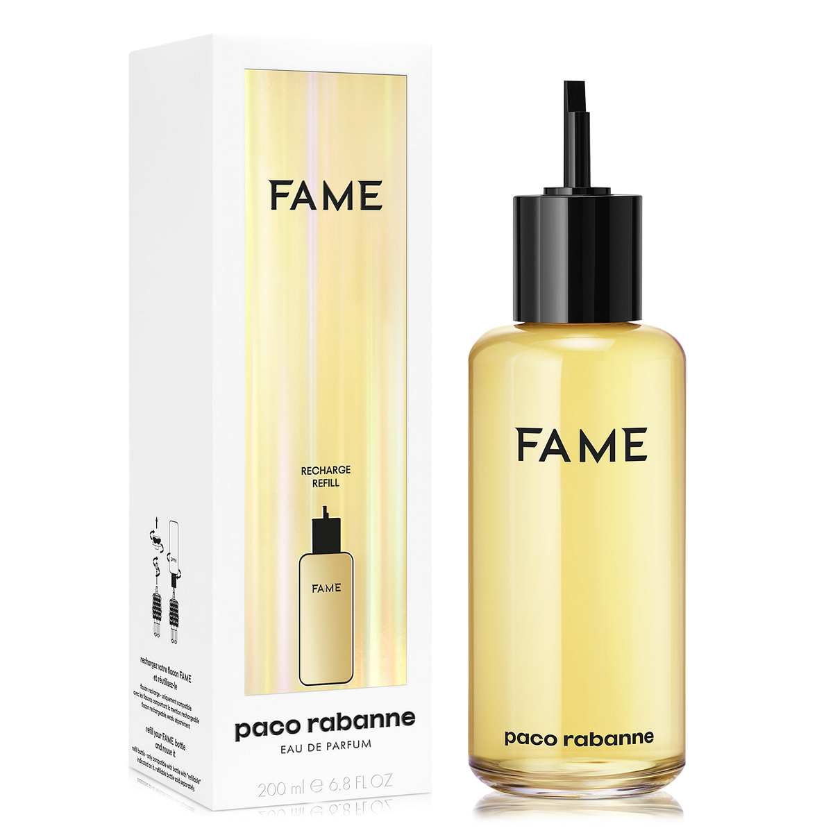 Fame by Paco Rabanne 200ml EDP Refill - Perfume NZ is the leading wholesale distributor of brand name perfumes and fragrances in New Zealand.