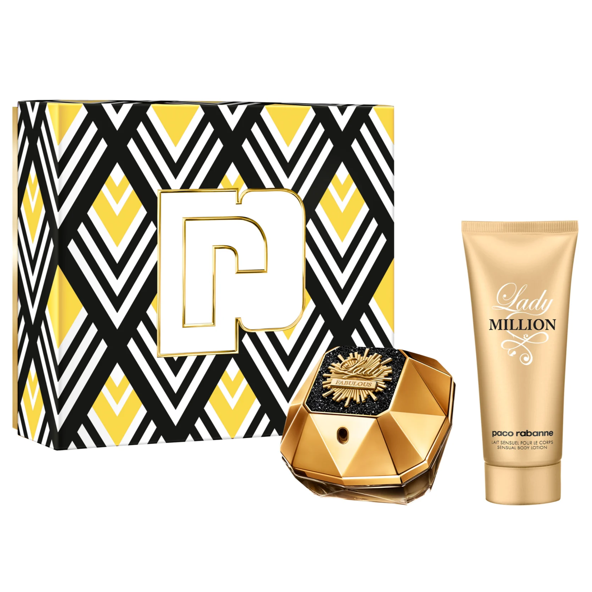 Lady Million Fabulous by Paco Rabanne 80ml EDP 2pc Gift Set - Perfume NZ is the leading wholesale distributor of brand name perfumes and fragrances in New Zealand.