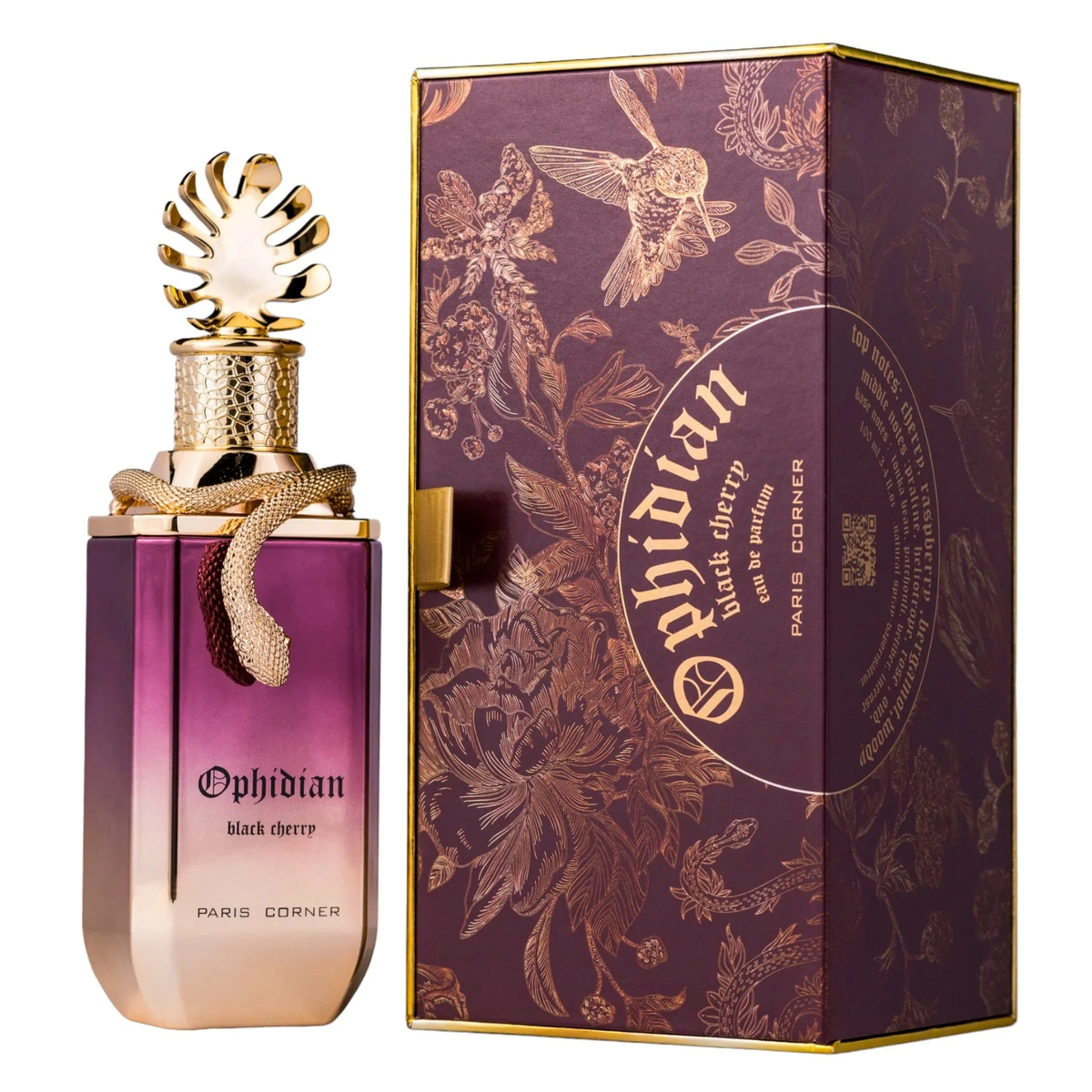 Ophidian Black Cherry by Paris Corner 100ml EDP - Perfume NZ is the leading wholesale distributor of brand name perfumes and fragrances in New Zealand.
