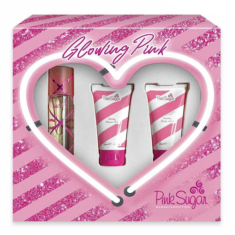 Pink Sugar by Aquolina 50ml EDT 3 Piece Gift Set - Perfume NZ is the leading wholesale distributor of brand name perfumes and fragrances in New Zealand.