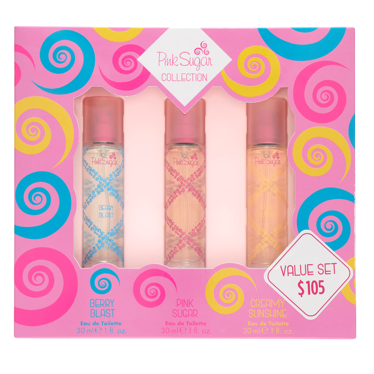 Pink Sugar Perfume Collection 3 Piece Gift Set - Perfume NZ is the leading wholesale distributor of brand name perfumes and fragrances in New Zealand.
