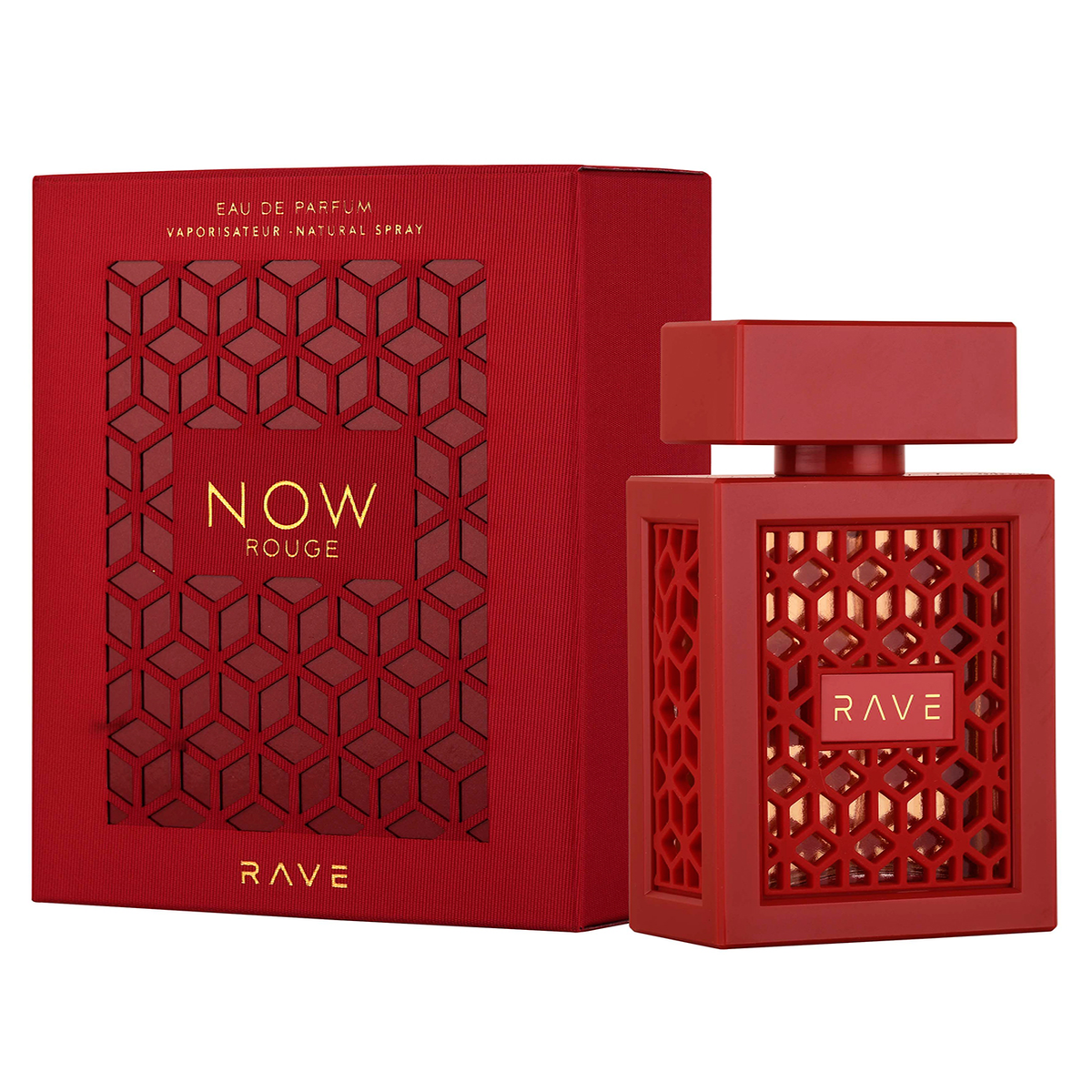 Rave Now Rouge by Lattafa 100ml EDP - Perfume NZ is the leading wholesale distributor of brand name perfumes and fragrances in New Zealand.