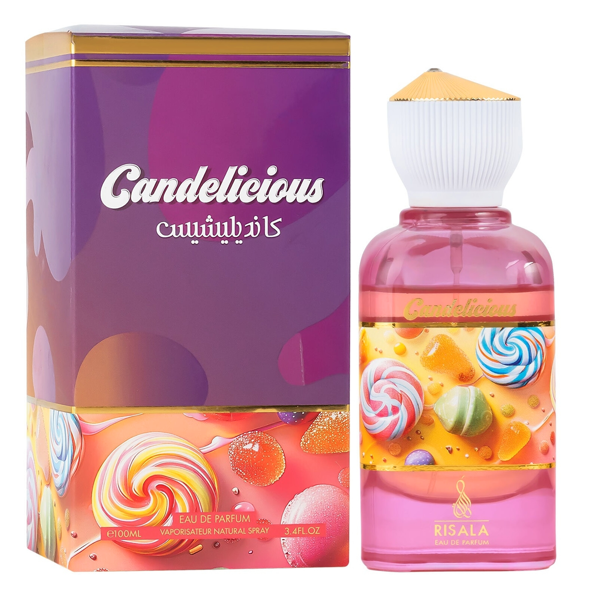 Candelicious by Risala 100ml EDP for Women - Perfume NZ is the leading wholesale distributor of brand name perfumes and fragrances in New Zealand.
