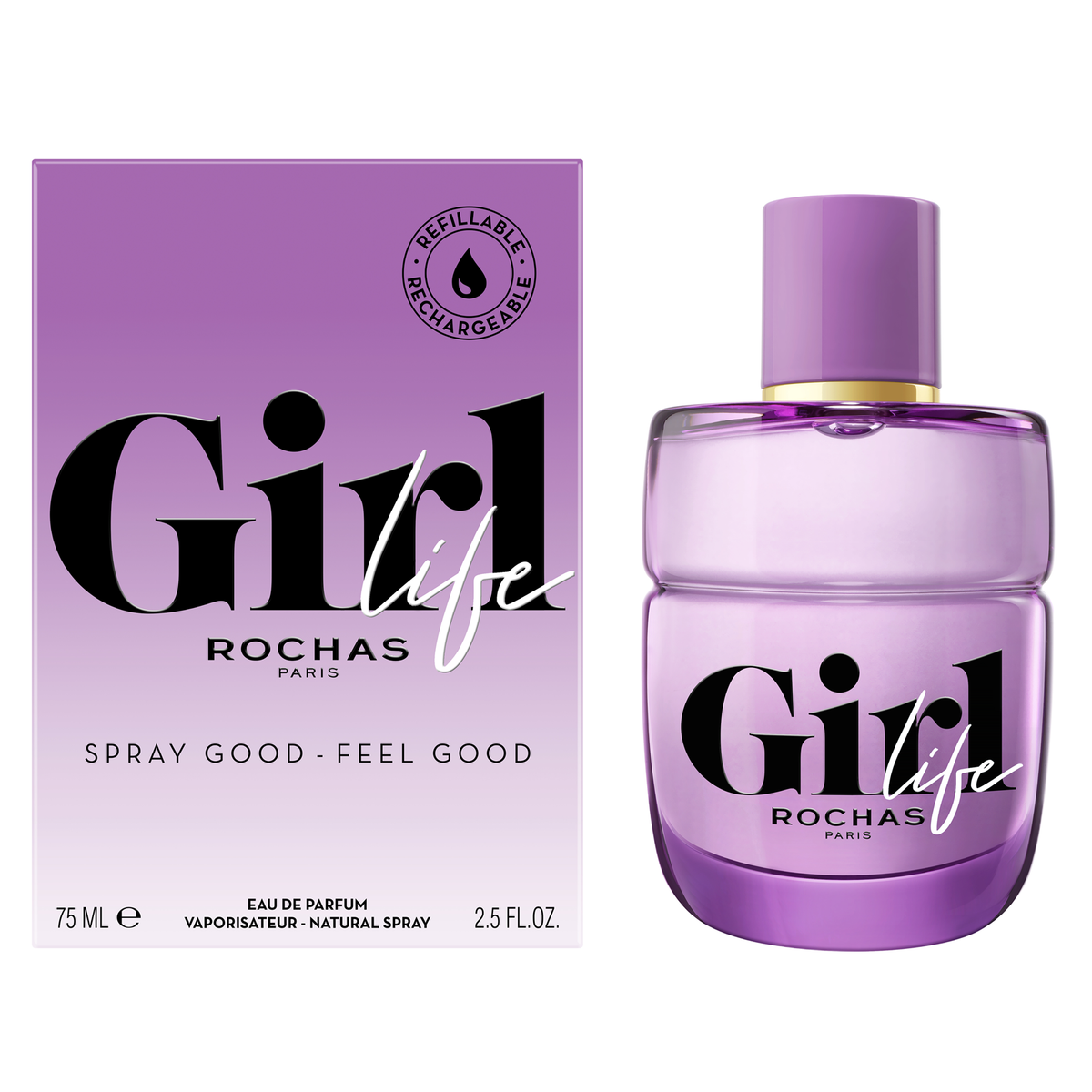 Rochas Girl Life by Rochas 75ml EDP for Women - Perfume NZ is the leading wholesale distributor of brand name perfumes and fragrances in New Zealand.