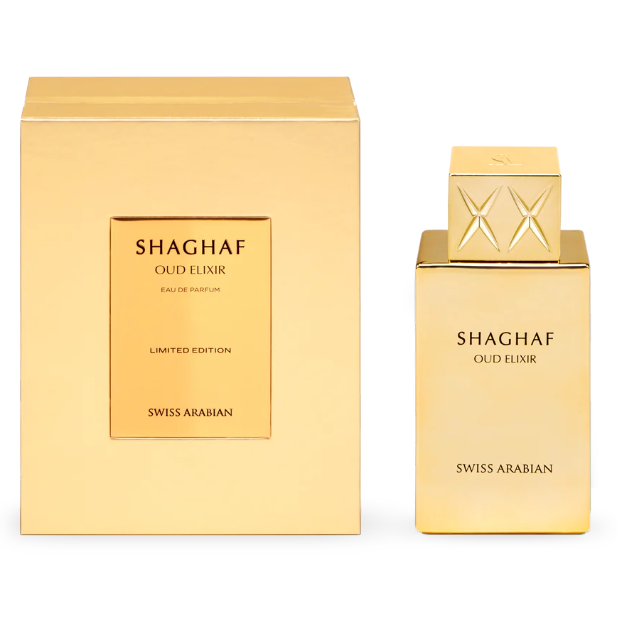 Shaghaf Oud Elixir by Swiss Arabian 75ml EDP - Perfume NZ is the leading wholesale distributor of brand name perfumes and fragrances in New Zealand.